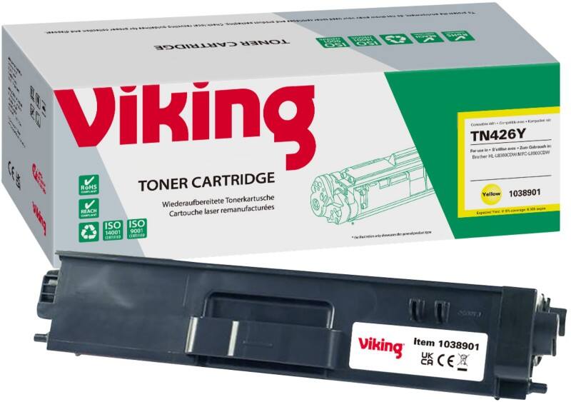 Toner Viking compatible Brother TN426Y Jaune