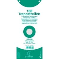 Intercalaires Exacompta Spécial Gris Carton 2 Perforations 13385B 1200 Unités