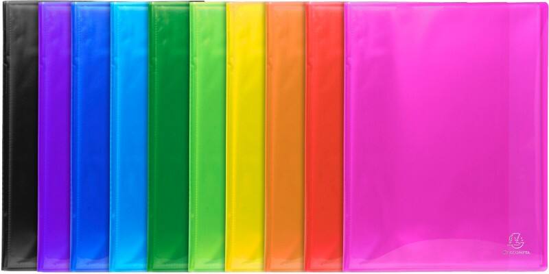 Protège-documents Exacompta 85870E A4 Assortiment 40 Pochettes 12 Unités