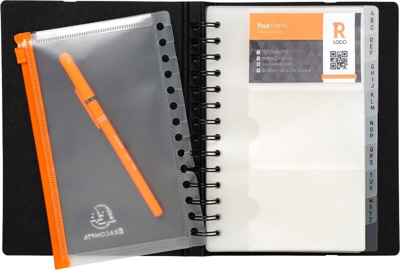 Pochettes amovibles Exacompta Exacard 85034E A4 Transparent 10 Pochettes 50 Unités