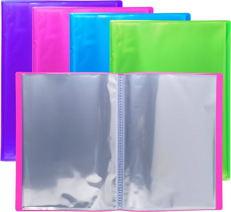 Protège-documents Exacompta 85280E A4 Assortiment 60 Pochettes 8 Unités