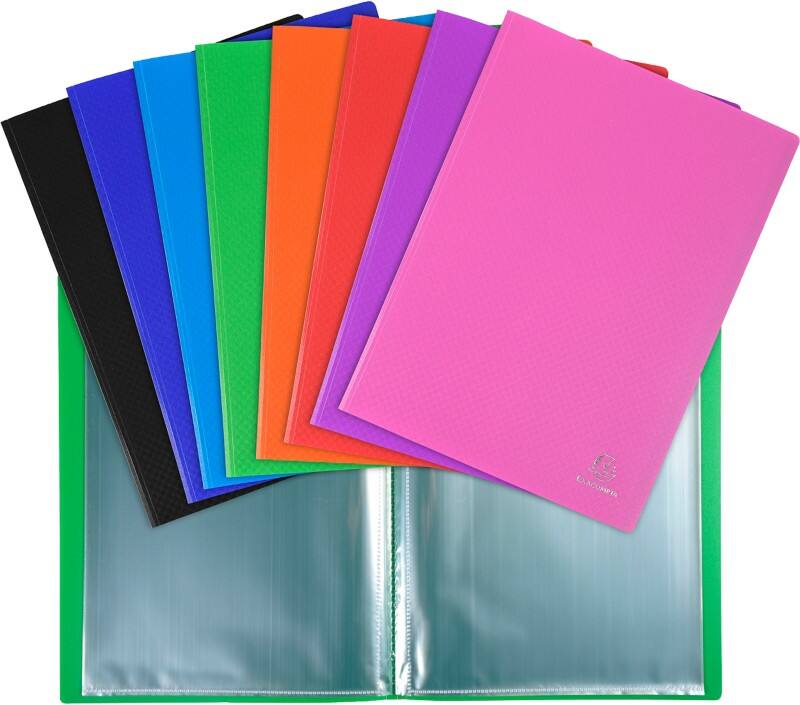 Protège-documents Exacompta 8880E A4 Assortiment 80 Pochettes 8 Unités