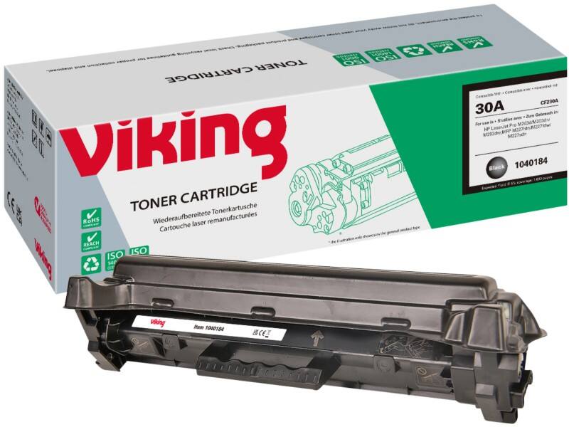 Viking 30A compatibele HP tonercartridge CF230A zwart