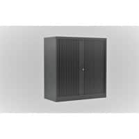 Armoire à portes coulissantes Ceha Métal 2 Étagères Verrouillable 1200 x 450 x 1050 mm Anthracite