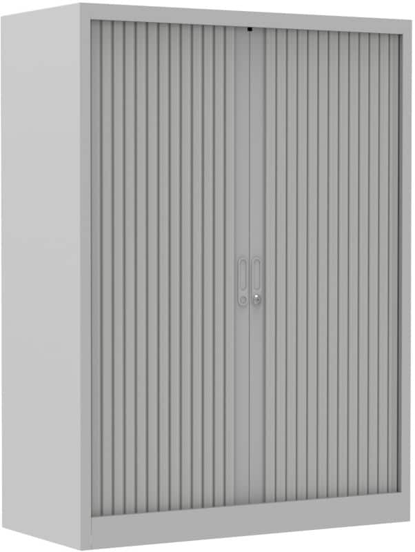 Armoire à portes coulissantes Ceha Métal 3 Étagères Verrouillable 1000 x 450 x 1350 mm Gris