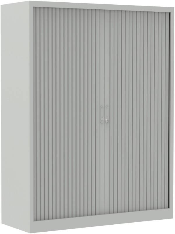 Armoire à portes coulissantes Ceha Métal 4 Étagères Verrouillable 1000 x 450 x 1600 mm Gris