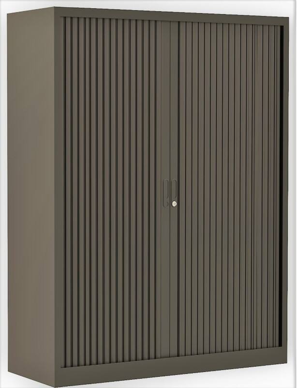 Armoire à portes coulissantes Ceha Métal 4 Étagères Verrouillable 1200 x 450 x 1600 mm Anthracite
