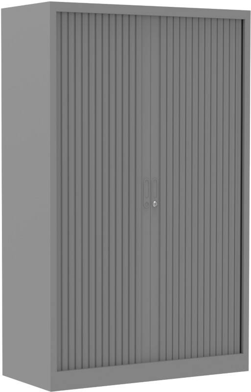 Armoire à portes coulissantes Ceha Métal 4 Étagères Verrouillable 1200 x 450 x 1600 mm Argenté