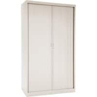 Armoire à portes rideaux Ceha Métal Verrouillable 1200 x 450 x 1950 mm Blanc