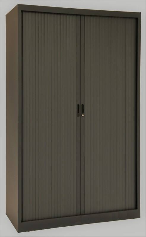 Ceha Roldeurkast Metaal 4 Planken Afsluitbaar 1.200 x 660 x 1.950 mm Antraciet