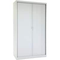 Ceha Roldeurkast Metaal 4 Planken Afsluitbaar 1.200 x 450 x 1.950 mm Grijs