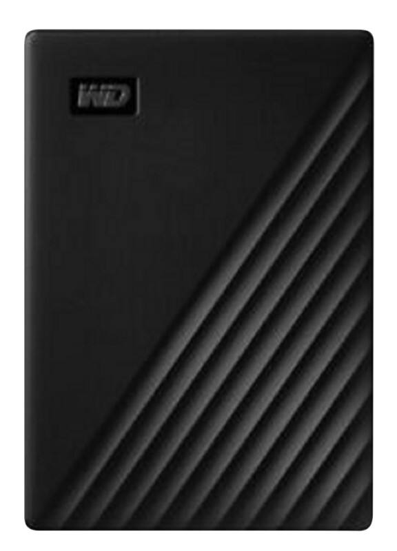 Western Digital 1 TB draagbare externe harde schijf My Passport USB 3.2 type A automatische back-up, wachtwoordbeveiliging zwart
