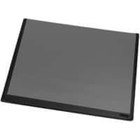 Tapis De Bureau Viking Noir, Transparent 63 x 50 x 0,0099 cm