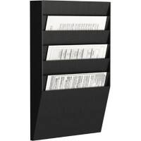 Porte-brochures horizontale Paperflow 6 x A4 Noir