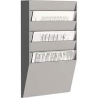 Porte-brochures Paperflow 6 x A4 Gris