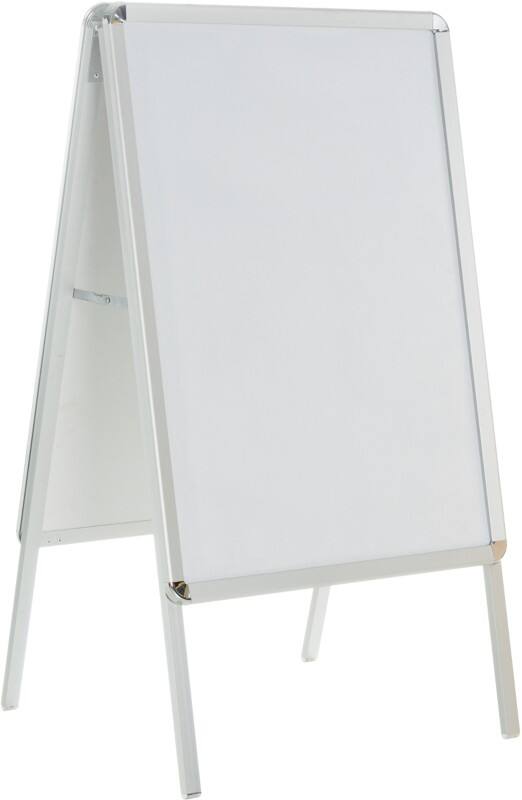 Paperflow Stoepbord A1 Aluminium Zilver PPCHA2,35