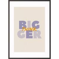 Paperflow Lijst met motiverende slogan "Think Bigger" 297 x 420 mm Kleurenassortiment