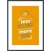 Paperflow Lijst met motiverende slogan "Less Meetings More Doings" 210 x 297 mm Kleurenassortiment
