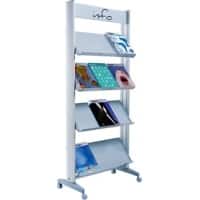 Présentoir Paperflow A4 Argenté 12.A4TM.35 720 (L) x 385 (P) x 300 (H) mm