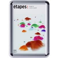 Cadre d’affichage Paperflow A3 Coins arrondis Aluminium 297 x 420 mm 6 Unités