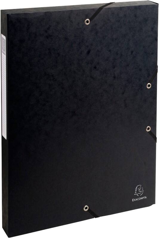 Exacompta Archiefdoos 50301E Zwart Glanzend karton 25 x 33 cm 8 Stuks