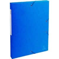 Boîte de classement Exacompta 50302E A4 Bleu Carte lustrée 25 x 33 cm 8 Unités