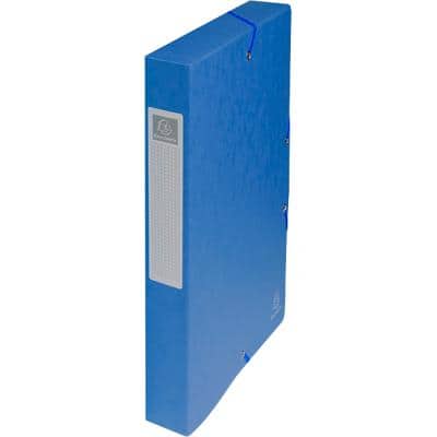 Boîte de classement Exacompta 50402E A4 Bleu Carton manila 25 x 33 cm 8 Unités