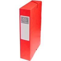 Exacompta Archiefdoos 50605E Rood Gewafeld glanskarton 25 x 33 cm 8 Stuks