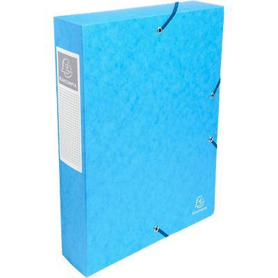 Boîte de classement Exacompta 50606E A4 Carton Turquoise 25 x 33 cm 8 unités