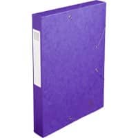 Boîte de classement Exacompta 14015H A4 Dos 4 cm Carton Violet 25 x 33 cm 10 unités
