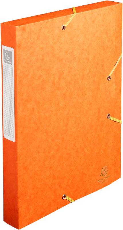 Boîte d'archivage Exacompta 14017H A4 Carton 25 (L) x 33 (H) cm Orange 4,0 cm 10 Unités
