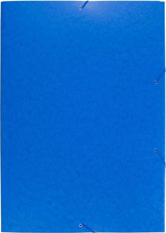 Exacompta 3-flap mappen 59652E Blauw Manila karton 62 x 44 cm 10 Stuks