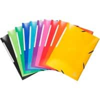 Farde à élastique 3 rabats Exacompta 55829E A4 Carton Assortiment 24 x 32 cm 25 unités