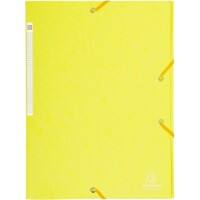 Farde à élastique 3 rabats Exacompta 17113H A4 425 g/m2 Carton Jaune 24 x 32 cm 25 unités