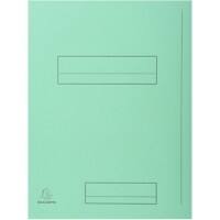 Fardes à 2 rabats Exacompta 335004E A4 Carton Vert clair 24 x 32 cm 250 Unités