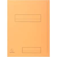 Fardes à 2 rabats Exacompta 335002E A4 Carton Orange clair 24 x 32 cm 250 Unités