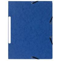 Exacompta 3-Flap map 55472E Blauw Karton 24 x 32 cm 50 Stuks