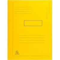 Farde à 2 rabats Exacompta 445009E A4 Carton Jaune 24 x 32 cm 50 unités