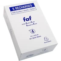 Exacompta Navulling Speciaal Blanco Papier Wit Geperforeerd 340 Pagina's 5