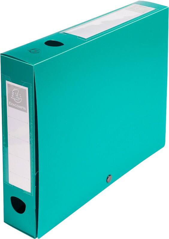 Exacompta Archiefdoos 59633E Groen Polypropyleen 2,5 x 3,3 cm 10 Stuks