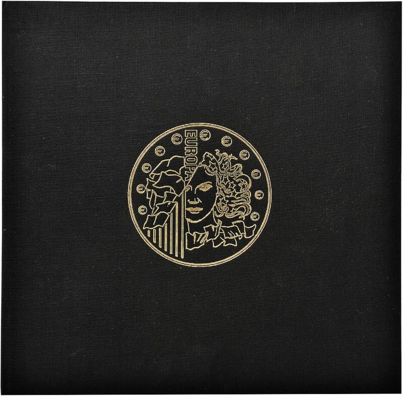 Classeur numismatique 5 pages x 43 compartiments Noir 24,5 x 25 cm