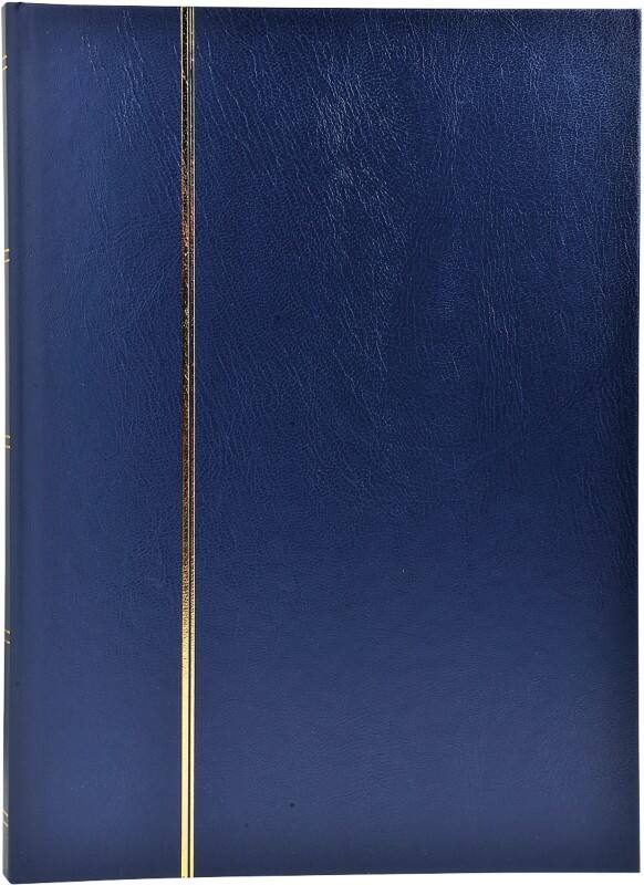 Album timbres Exacompta 22,5 x 30,5 cm Bleu 48 Pages