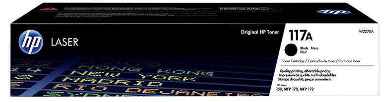 HP 117A originele tonercartridge W2070A zwart