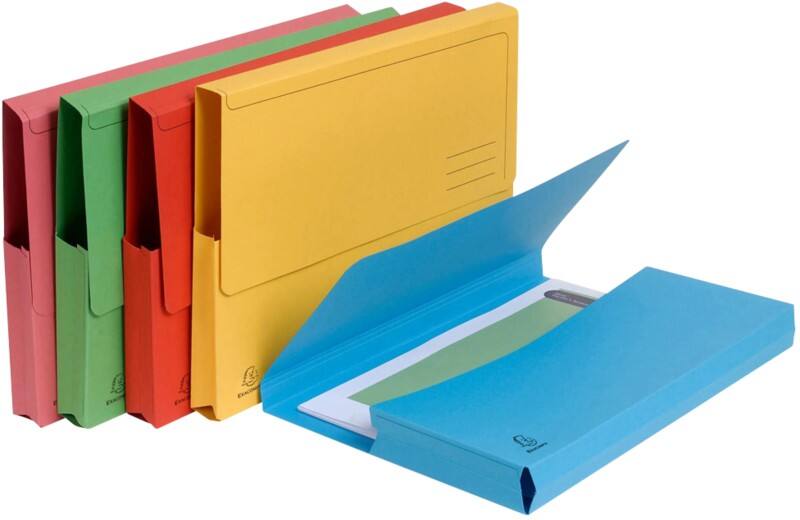 Exacompta Pocketmap 47770E A4 Karton 24 (B) x 32 (H) cm Kleurenassortiment 150 Stuks