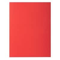 Exacompta Rock''s Farde à bord décalé Rouge Carton 210 g/m² 250 Unités