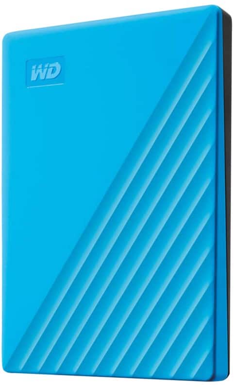 Western Digital My Passport Externe HDD-schijf 2 TB USB-A 3.2 Blauw WDBYVG0020BBL