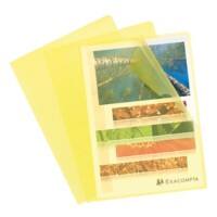 Exacompta Pochettes coins Jaune PP (Polypropylène) 120 microns 100 Unités