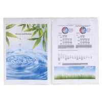 Exacompta Pochettes coins Transparent PVC (Polychlorure de vinyle) 200 microns 20 Unités