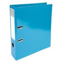 Classeur à levier Exacompta Iderama A4 70 mm Bleu 2 anneaux 53627E Carton laminé Portrait 10 Unités