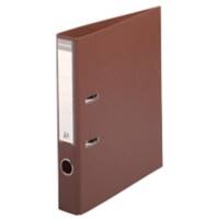 Exacompta Prem Touch Classeur A4 50 mm Bruin 2 ringen 53546E Karton, PP (Polypropeen) Staand 10 Stuks